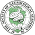 Circular logo of The Society of Neurological Surgeons featuring a brain illustration over a map of North America, with the founding year 1920 at the bottom.